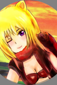 【アクリルコースター】夕日盗賊女