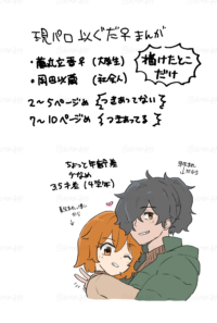 展示の現パロ漫画