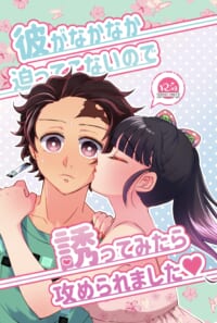 【Web再録】彼がなかなか迫ってこないので誘ってみたら攻められました