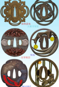 鍔型アクリルキーホルダー（とうらぶ）