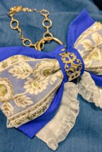 つるみかイメージリボンバッグチャーム＆バレッタ