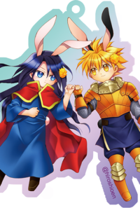 うさぎオルス＆スト　プリズムアクキー